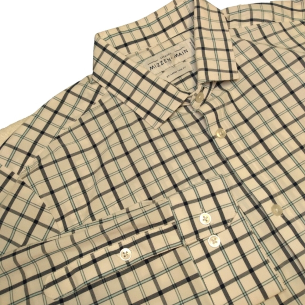 Mizzen + Main‎ Leeward Trim Fit Dress Shirt  XXL